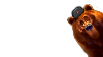 Изображение медведя в русской шапке, символизирующего приветственный бонус в Интернет-казино Азино777.